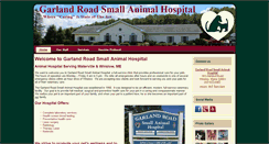 Desktop Screenshot of garlandroadvet.com